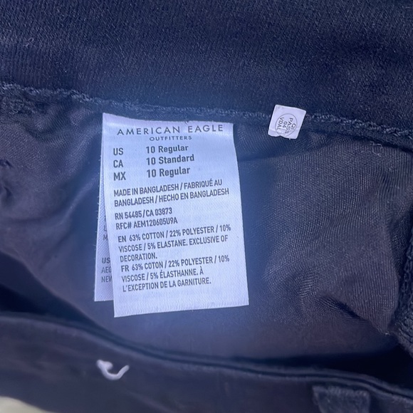 American eagle black jeans jeggings new without never worn 😊❤️ - Picture 3 of 5